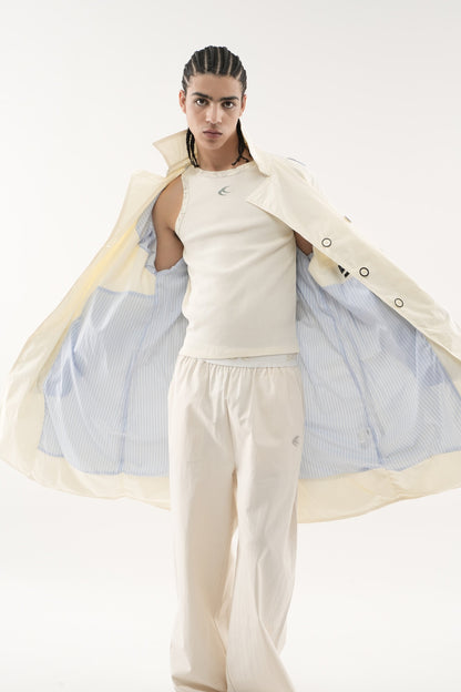 Vichy Ecru Trench Coat