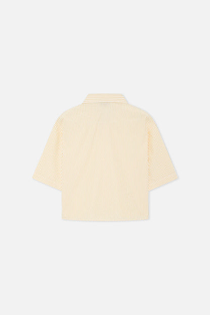 Not LA Yet Yellow Striped Shirt