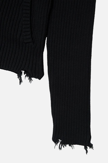 Blackie Dark Zipper Knit