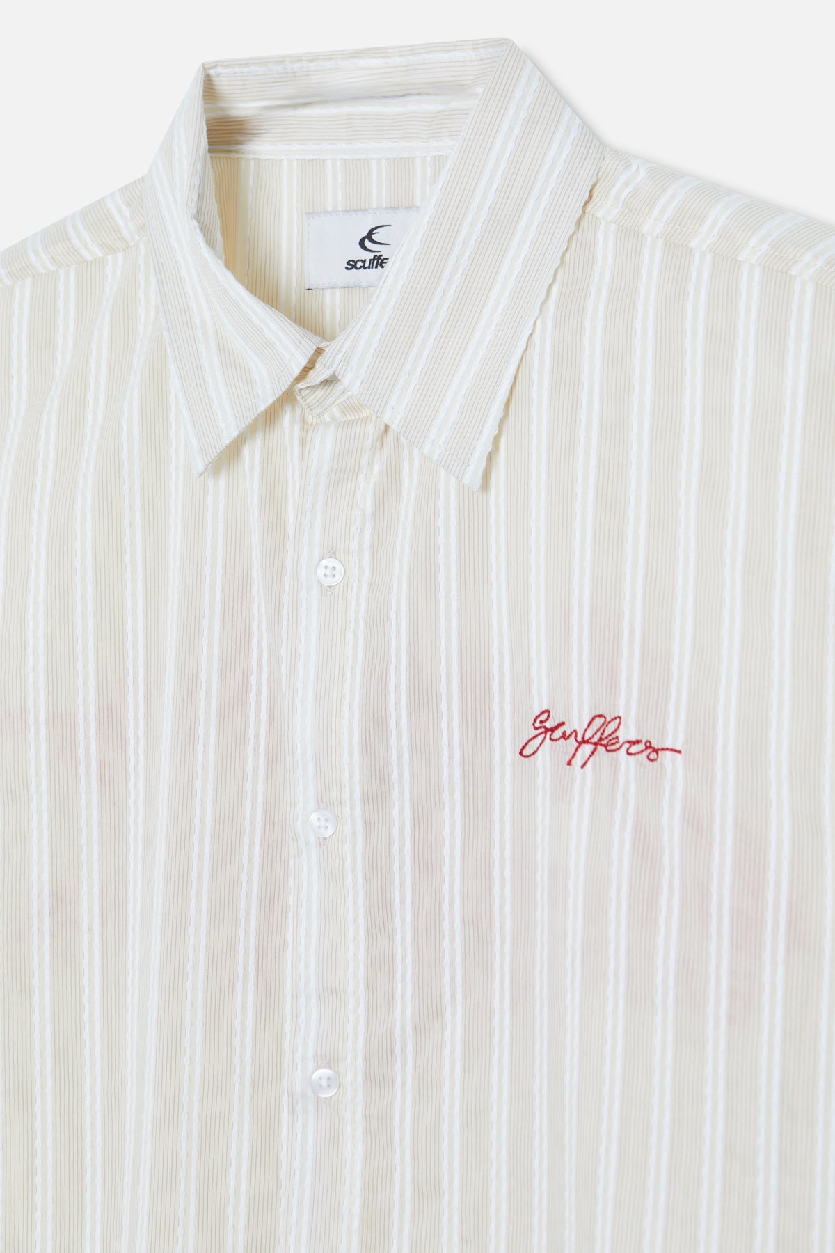 Signature Ecru Pinstriped Shirt