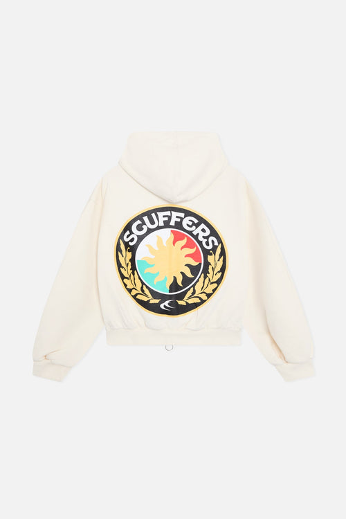 Champ Ecru Zipped Hoodie
