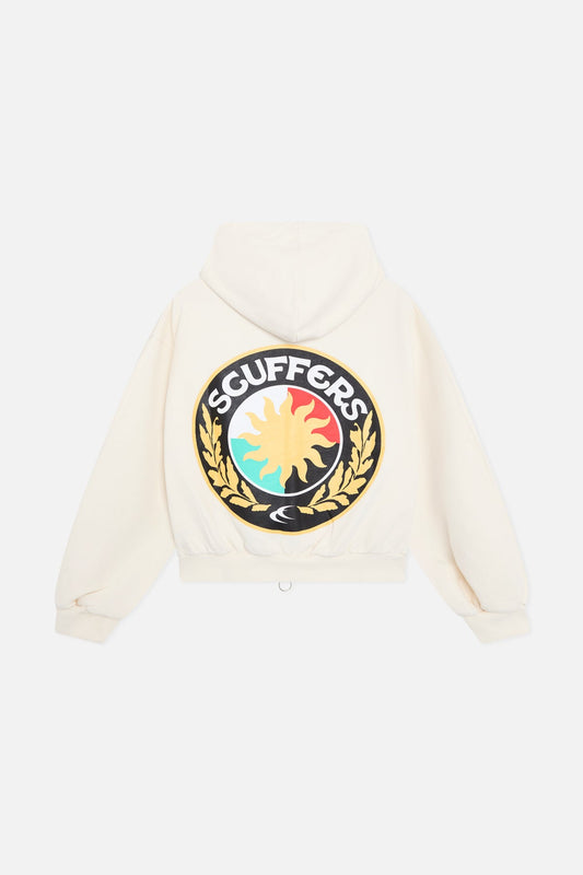Champ Ecru Zipped Hoodie