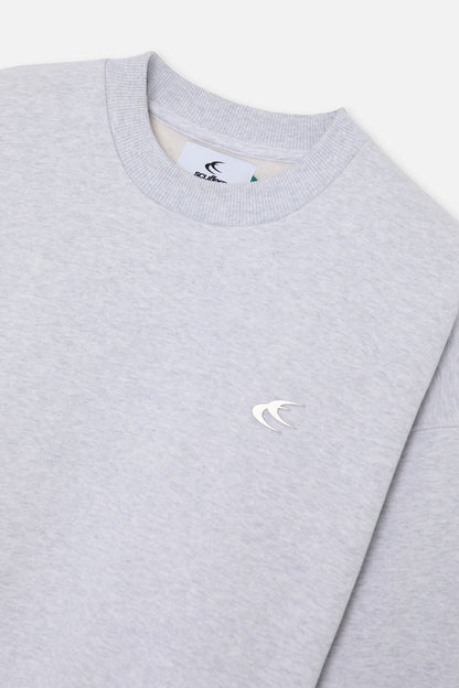 Everyday Grey Melange Crewneck