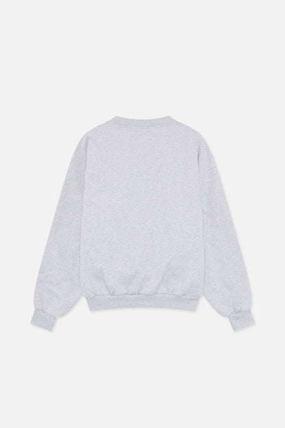 Everyday Grey Melange Crewneck