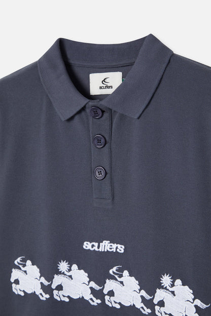 The Race Navy Polo