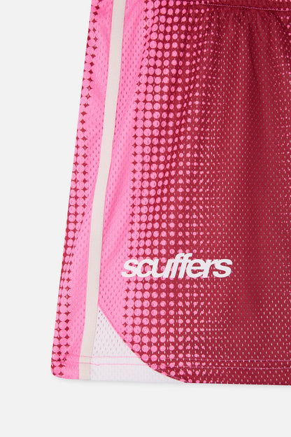Frequency Red & Pink Shorts