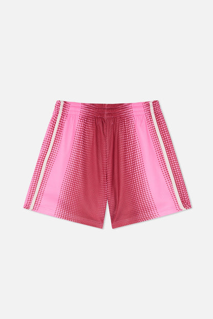 Frequency Red & Pink Shorts