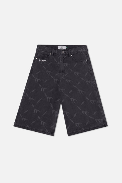 Silver Dark Jorts
