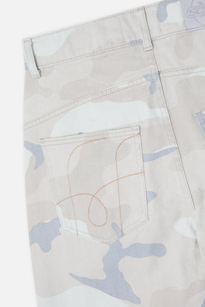 Radiant Light Blue Camo Pants