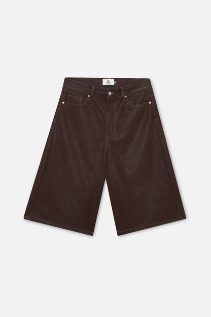 Braided Brown Jumbo Shorts