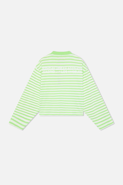 Curator Green & White Longsleeve