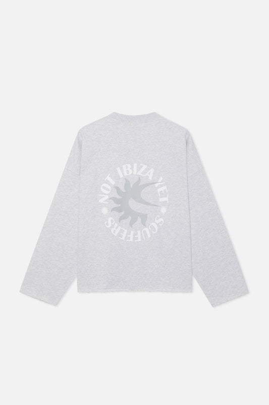 Not Ibiza Again Melange Sweatshirt