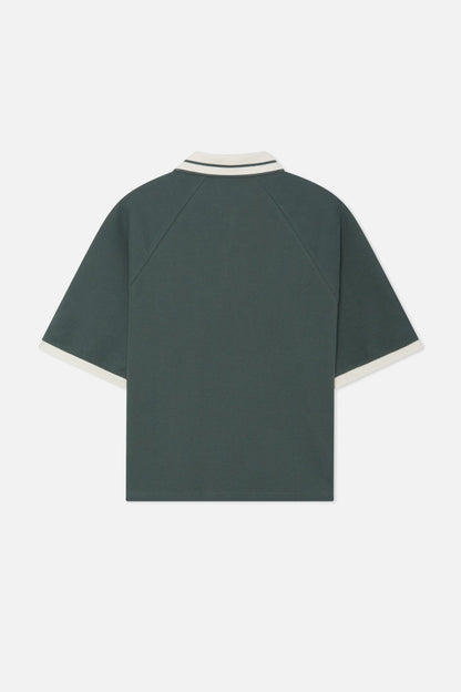 Boys or Girls Green Polo