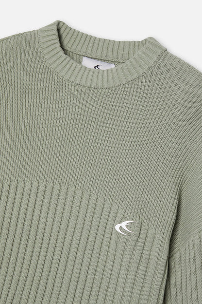Pin Green Knit