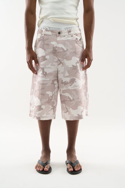 Camo Light Grey Shorts