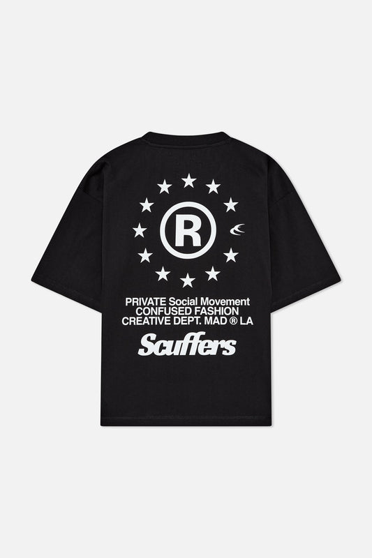 Confused Black T-Shirt