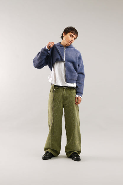 Venice Navy Knit Zipper