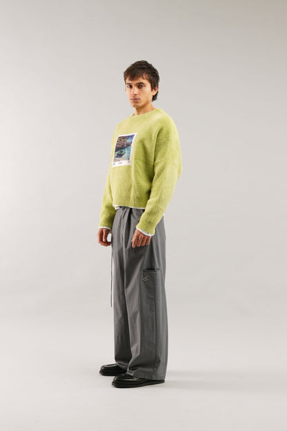 Oil #1 Green Knit