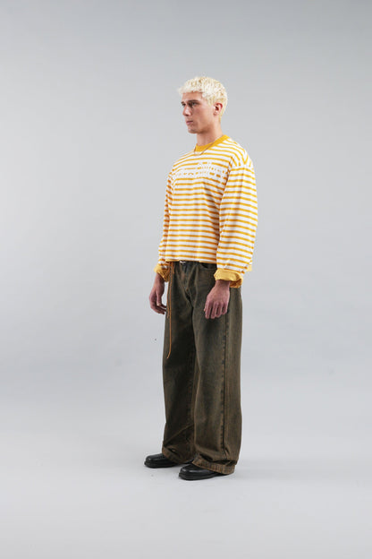 Curator Orange & White Longsleeve