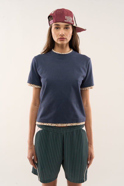 Leo Navy Top