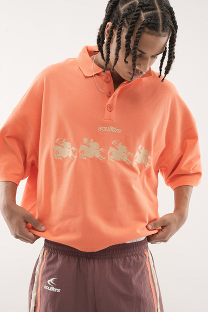 The Race Orange Polo