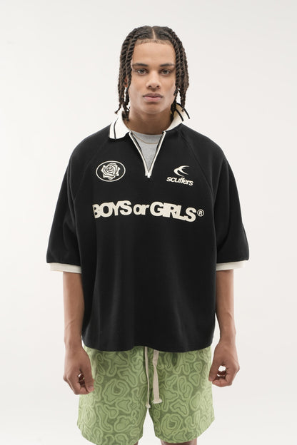 Boys or Girls Dark Polo