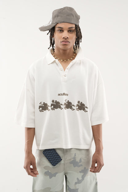 The Race Ecru Polo