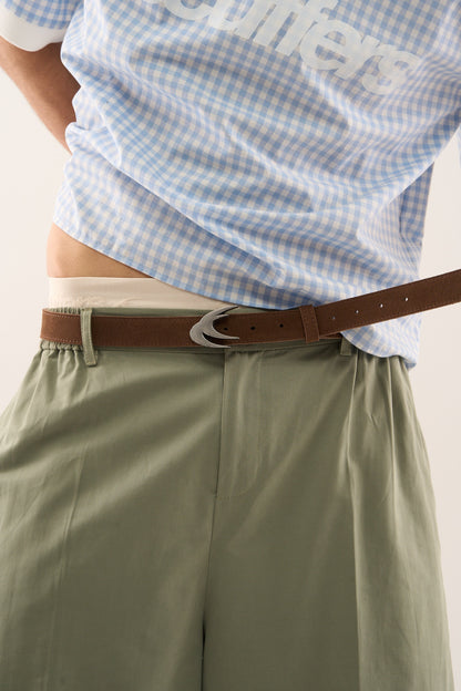 Suede Brown Belt