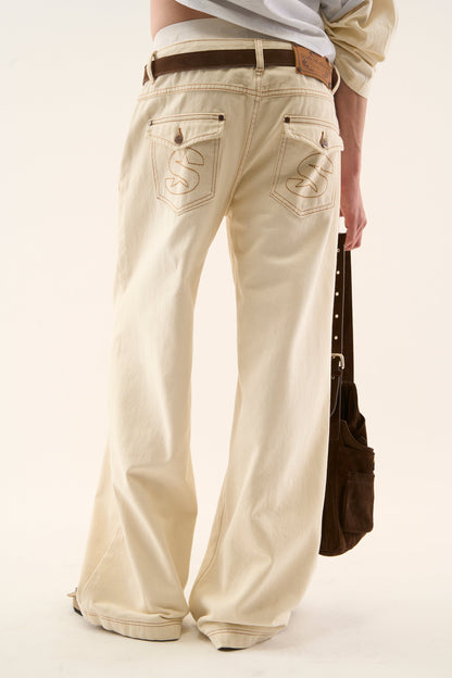 Carrie Ecru Pants