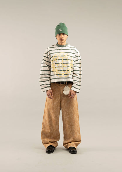Shield Green Striped Longsleeve