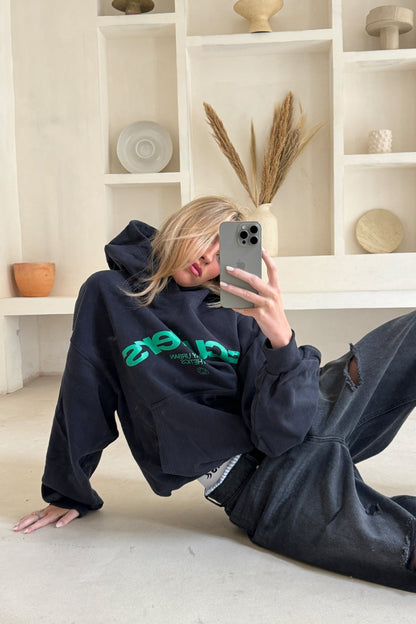Iconic Dark Grey Hoodie