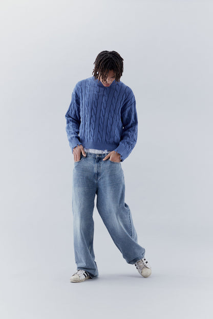 Trench Jersey Blue