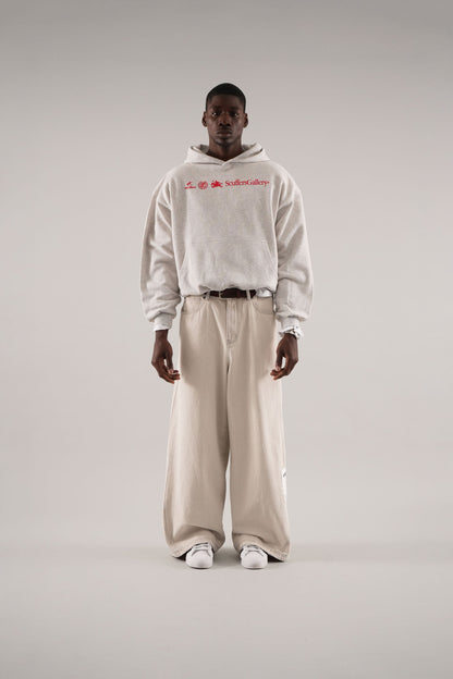 Emblem Light Grey Hoodie