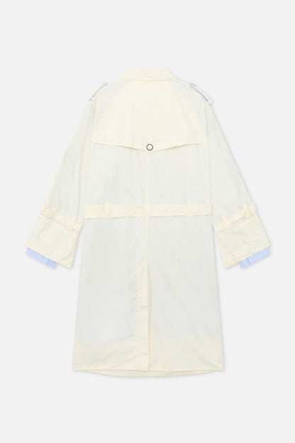Vichy Ecru Trench Coat