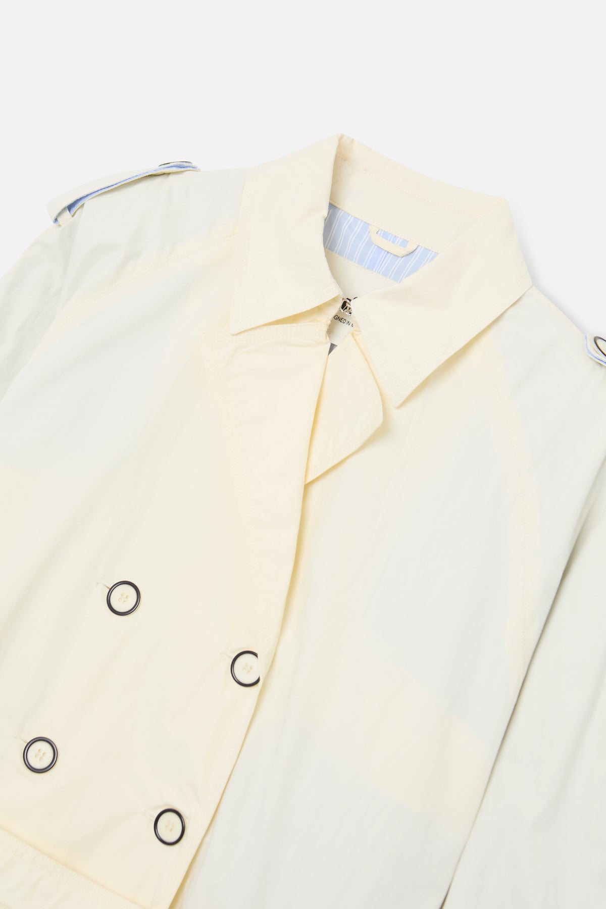 Vichy Ecru Trench Coat