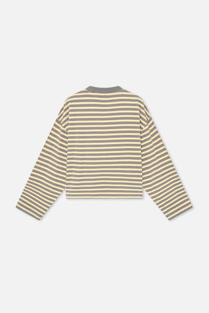 Emblem Striped Yellow Longsleeve