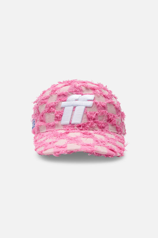 Checkered Pink Cap