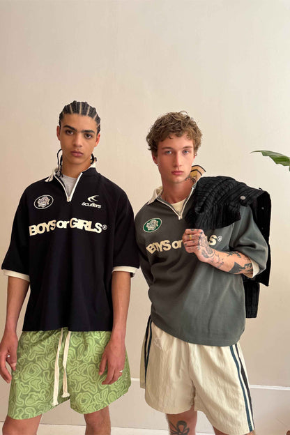 Boys or Girls Green Polo