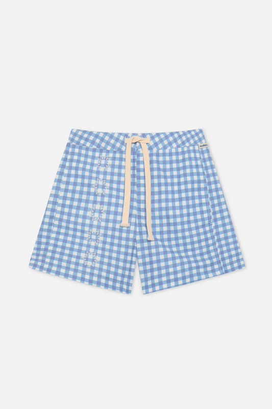 New Ibiza Checkered Blue Swimpants