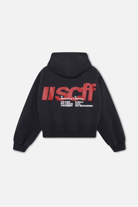 Globally Black Hoodie