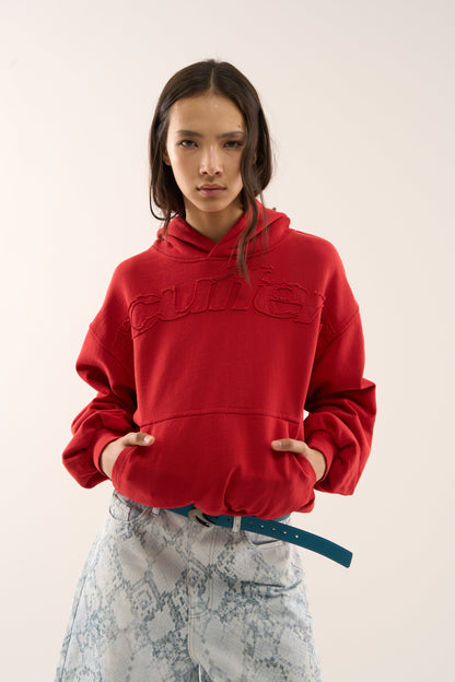 Raw Red Hoodie