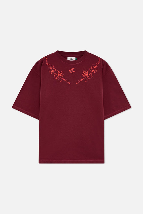 Tiger Burgundy T-Shirt