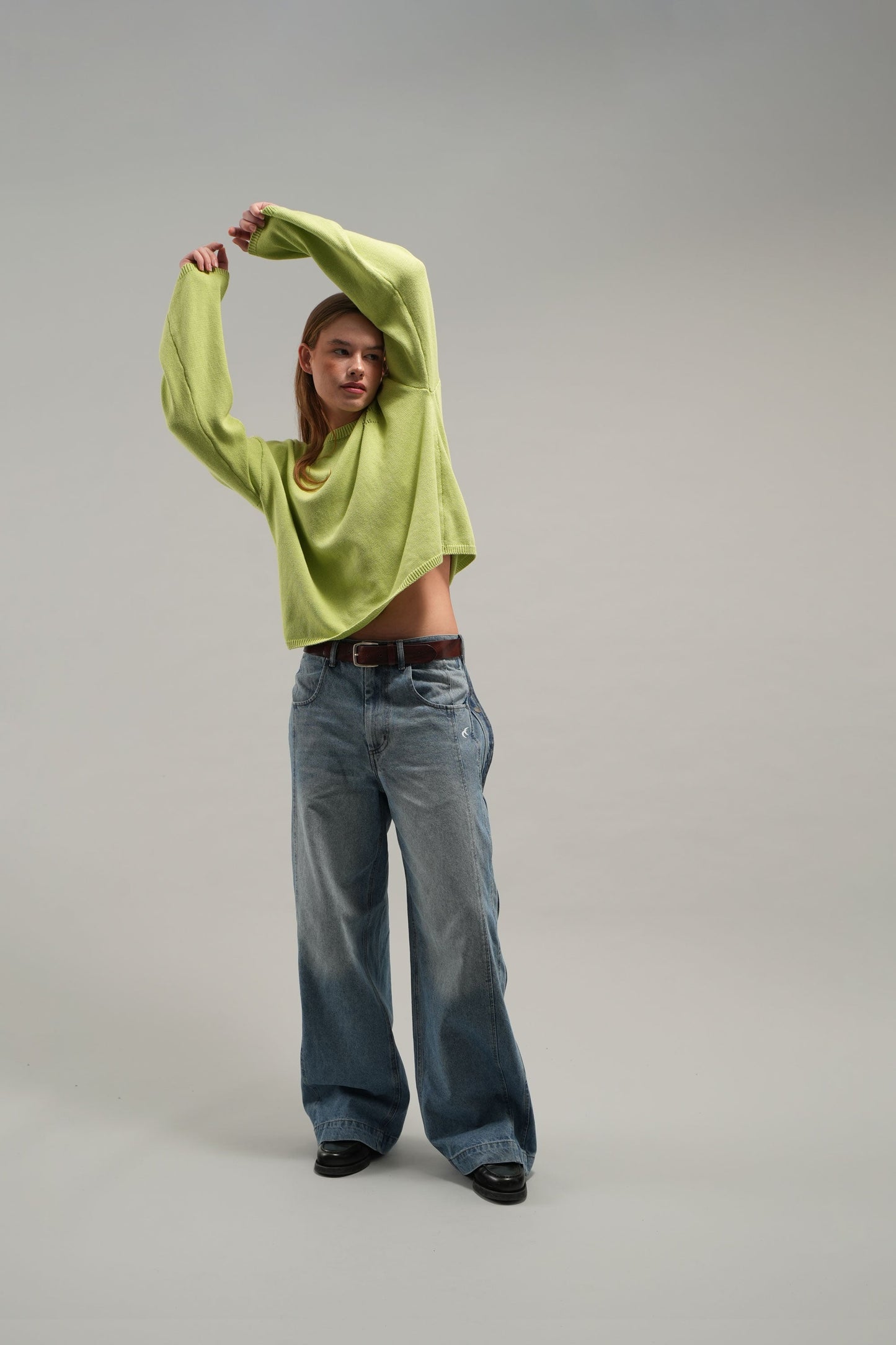New Moon Green Knit