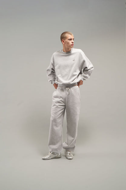 Everyday Grey Melange Crewneck