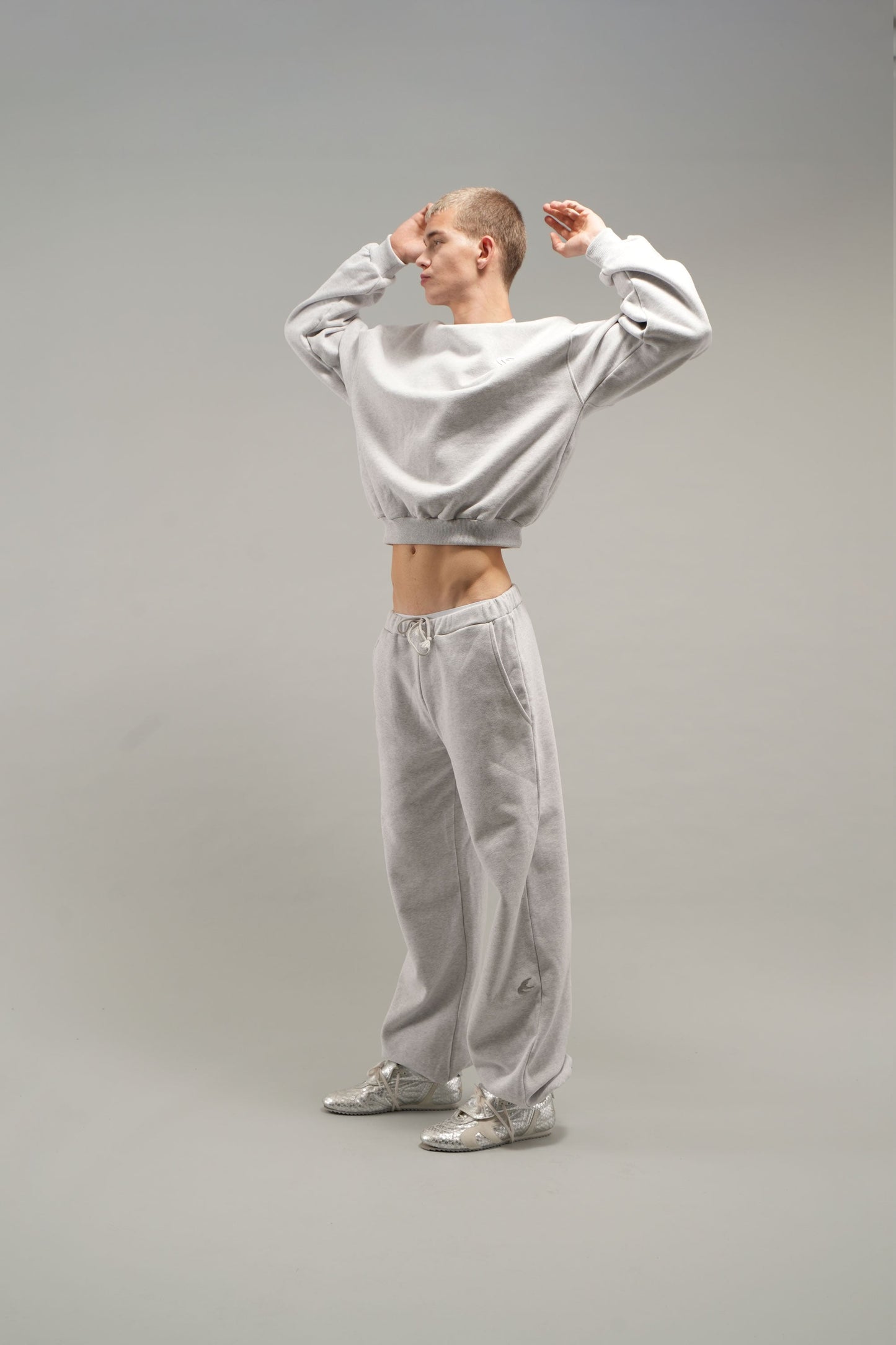 Everyday Grey Melange Crewneck