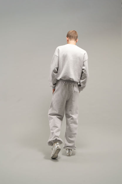 Everyday Grey Melange Crewneck