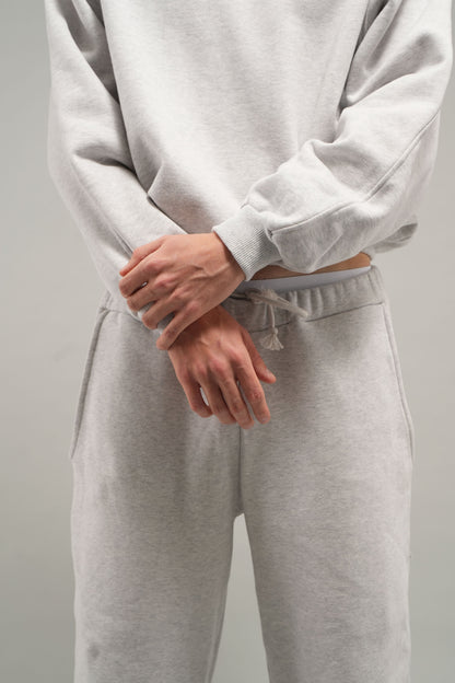 Everyday Grey Melange Crewneck
